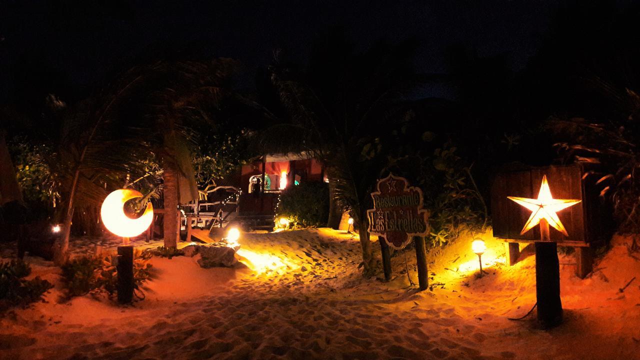 Cabanas La Luna Hotell Tulum Exteriör bild
