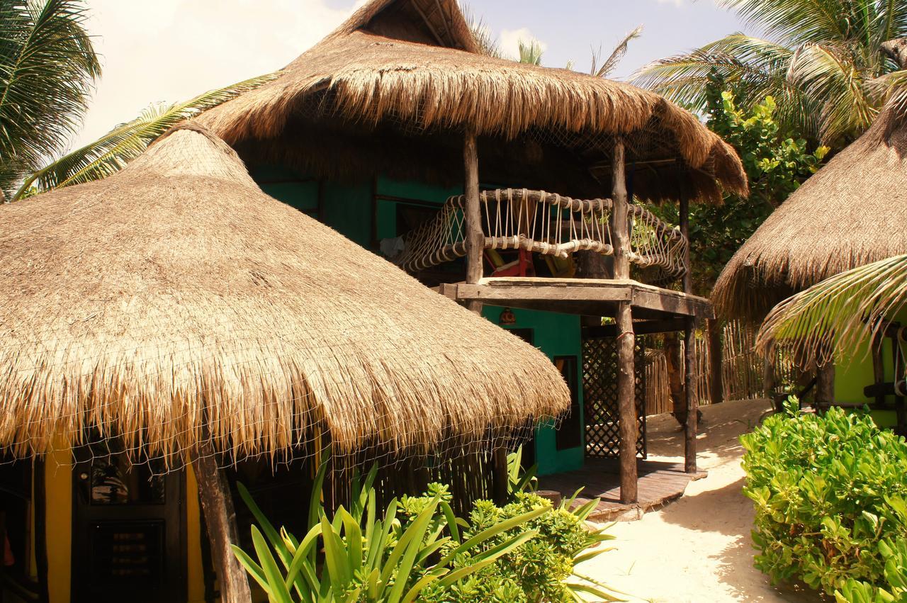 Cabanas La Luna Hotell Tulum Exteriör bild
