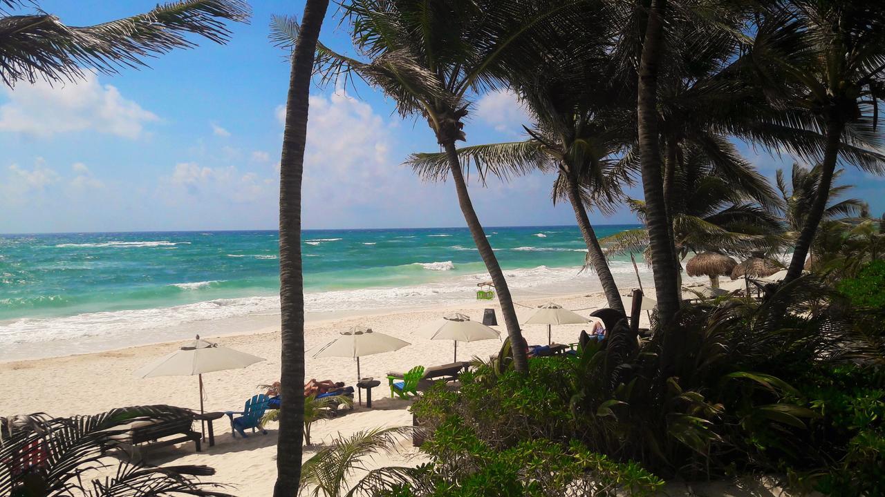 Cabanas La Luna Hotell Tulum Exteriör bild