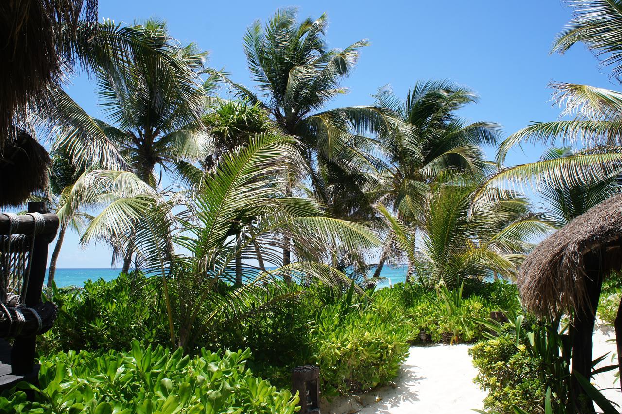 Cabanas La Luna Hotell Tulum Exteriör bild