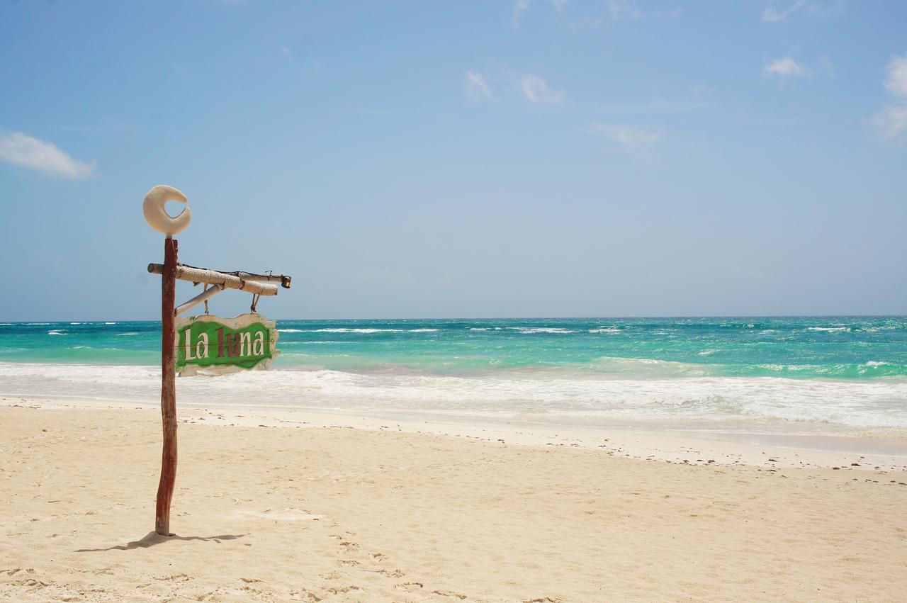 Cabanas La Luna Hotell Tulum Exteriör bild