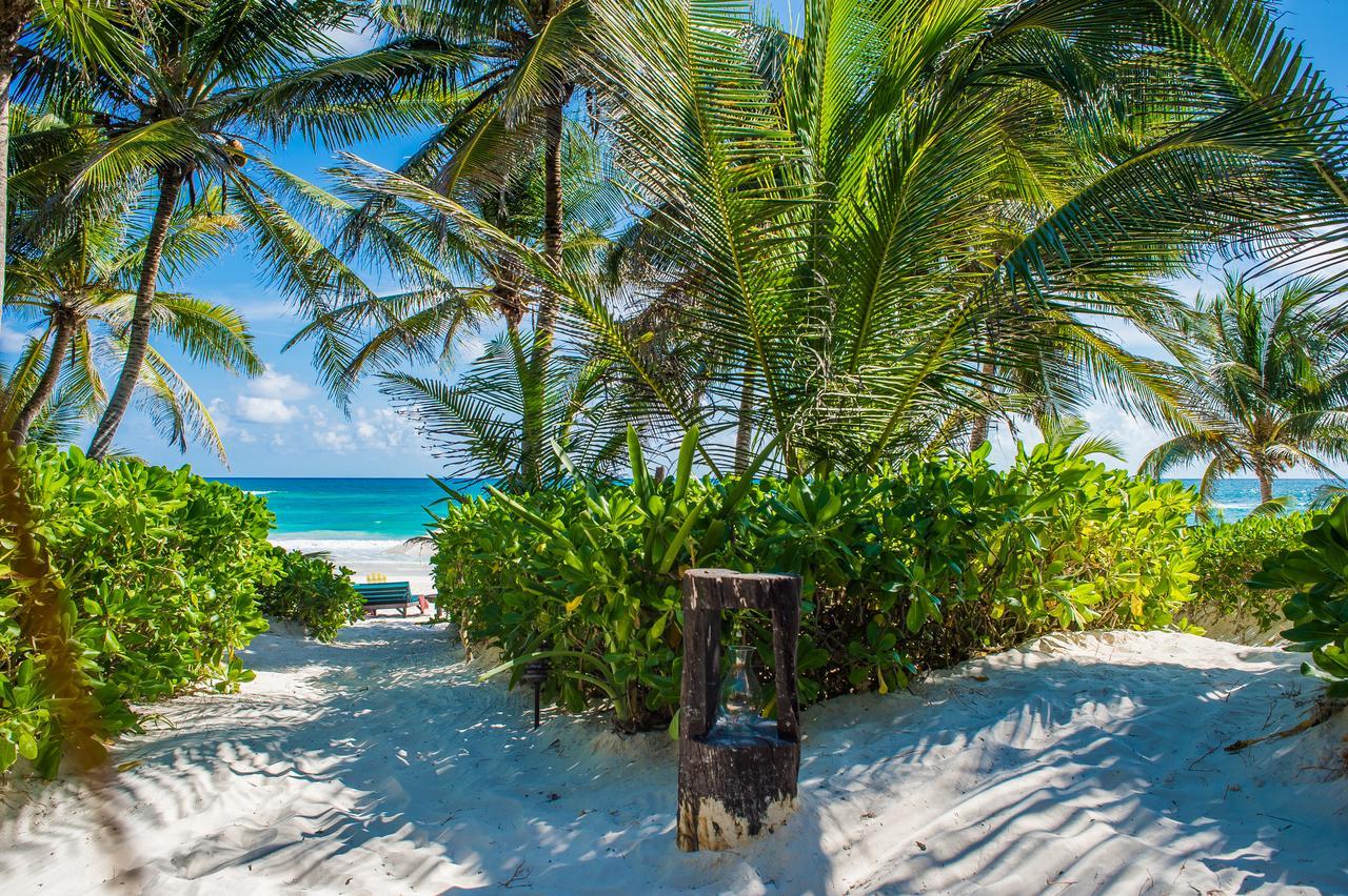 Cabanas La Luna Hotell Tulum Exteriör bild