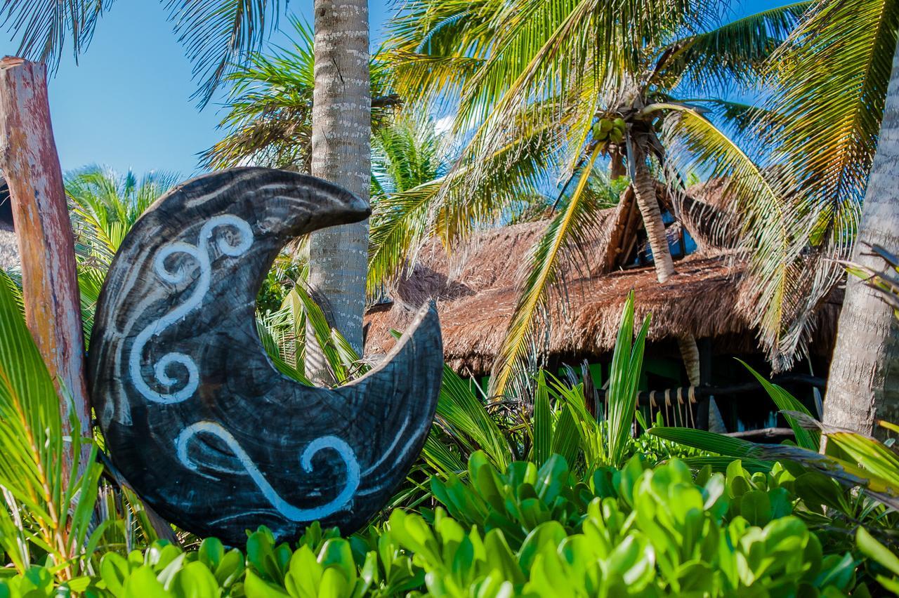 Cabanas La Luna Hotell Tulum Exteriör bild