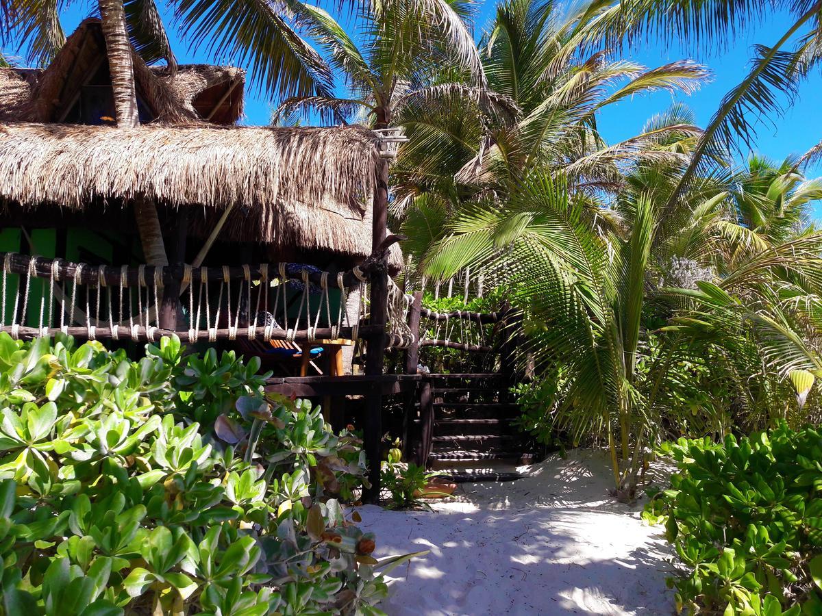 Cabanas La Luna Hotell Tulum Exteriör bild