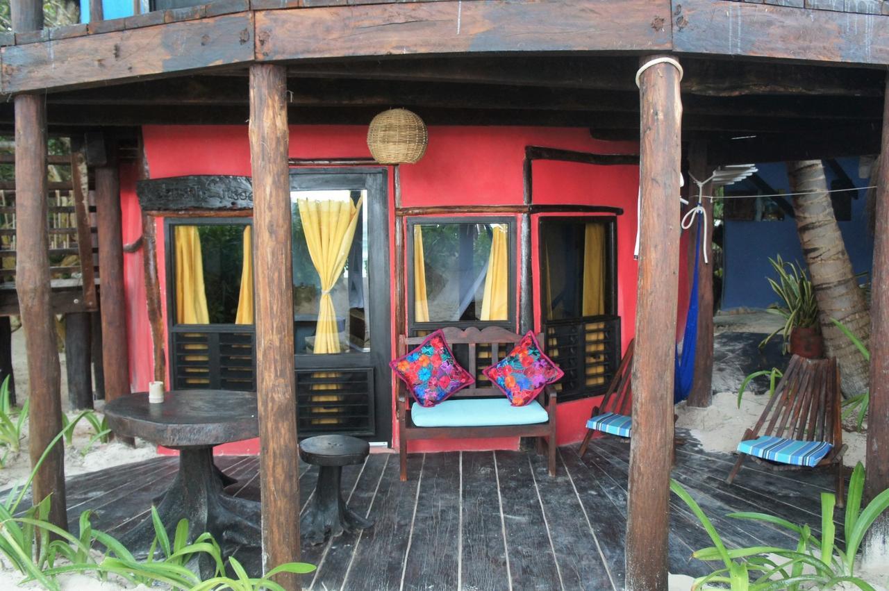 Cabanas La Luna Hotell Tulum Exteriör bild