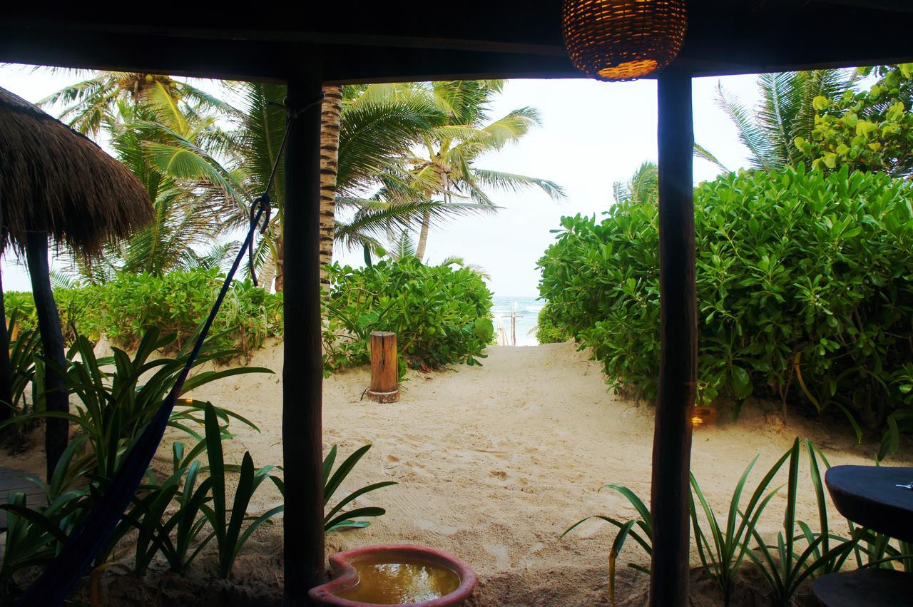 Cabanas La Luna Hotell Tulum Exteriör bild